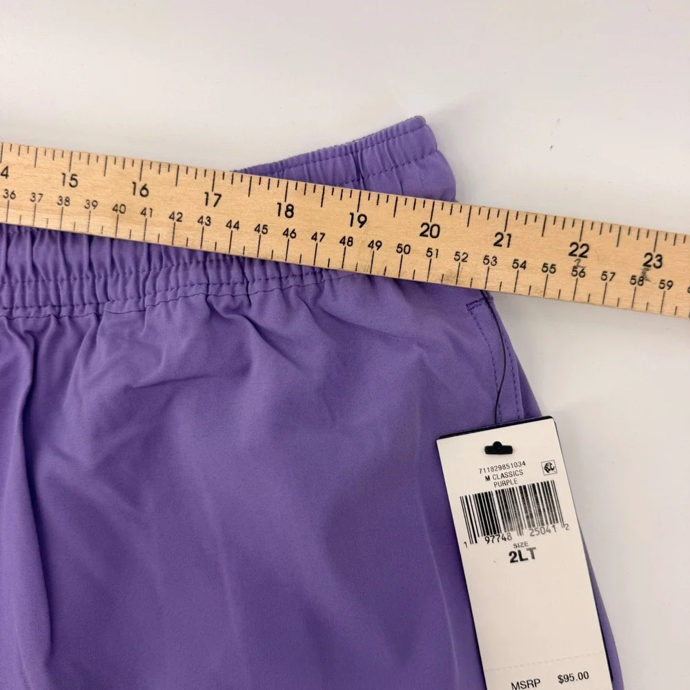 Polo Ralph Lauren Swim Trunks Mens 2XLT Purple Embroidered Pony Big & Tall NEW